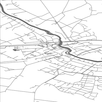 ROAD MAP OF KANNUS, FINLAND BY MAPBAKES