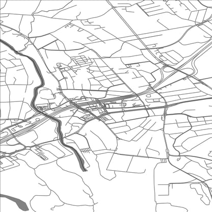 ROAD MAP OF KARHULA, FINLAND BY MAPBAKES