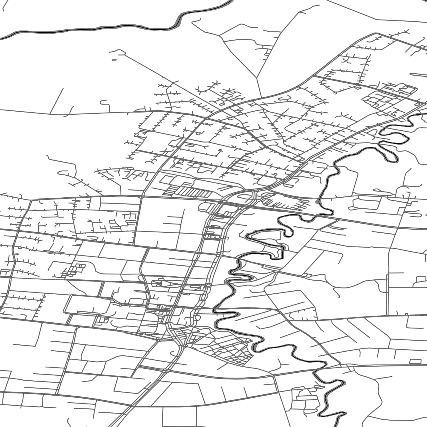 ROAD MAP OF KAUHAJOKI, FINLAND BY MAPBAKES