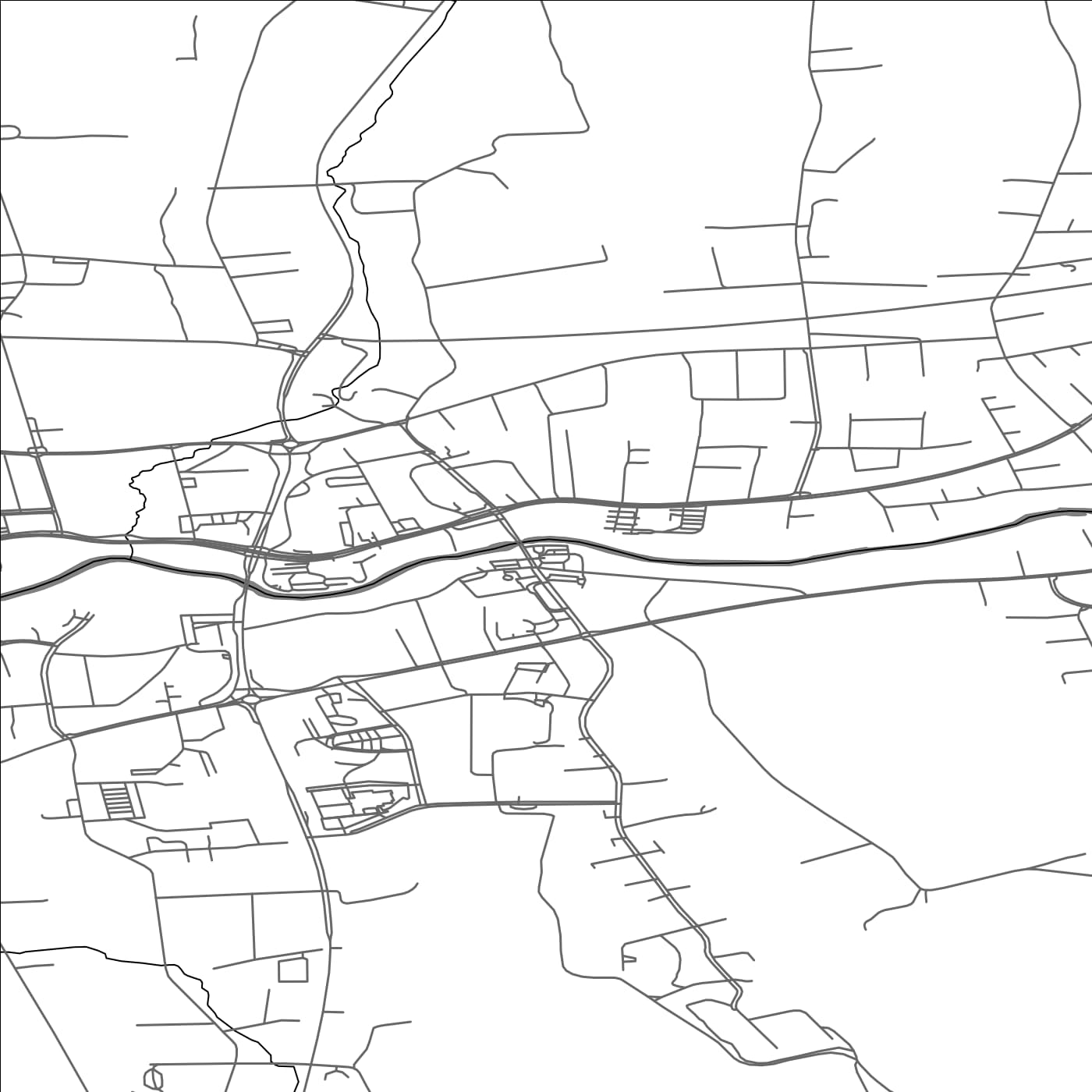 ROAD MAP OF KAUHAVA, FINLAND BY MAPBAKES