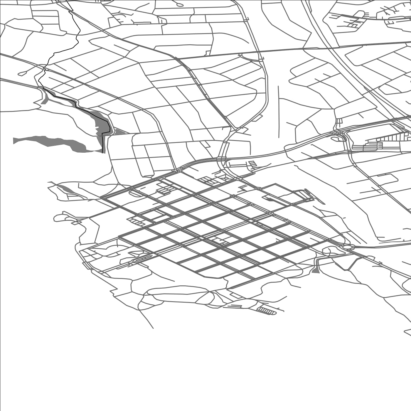 ROAD MAP OF KEMI, FINLAND BY MAPBAKES