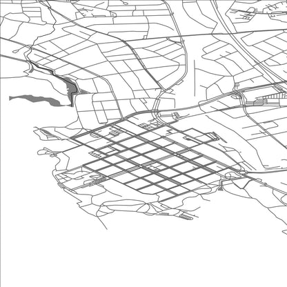 ROAD MAP OF KEMI, FINLAND BY MAPBAKES