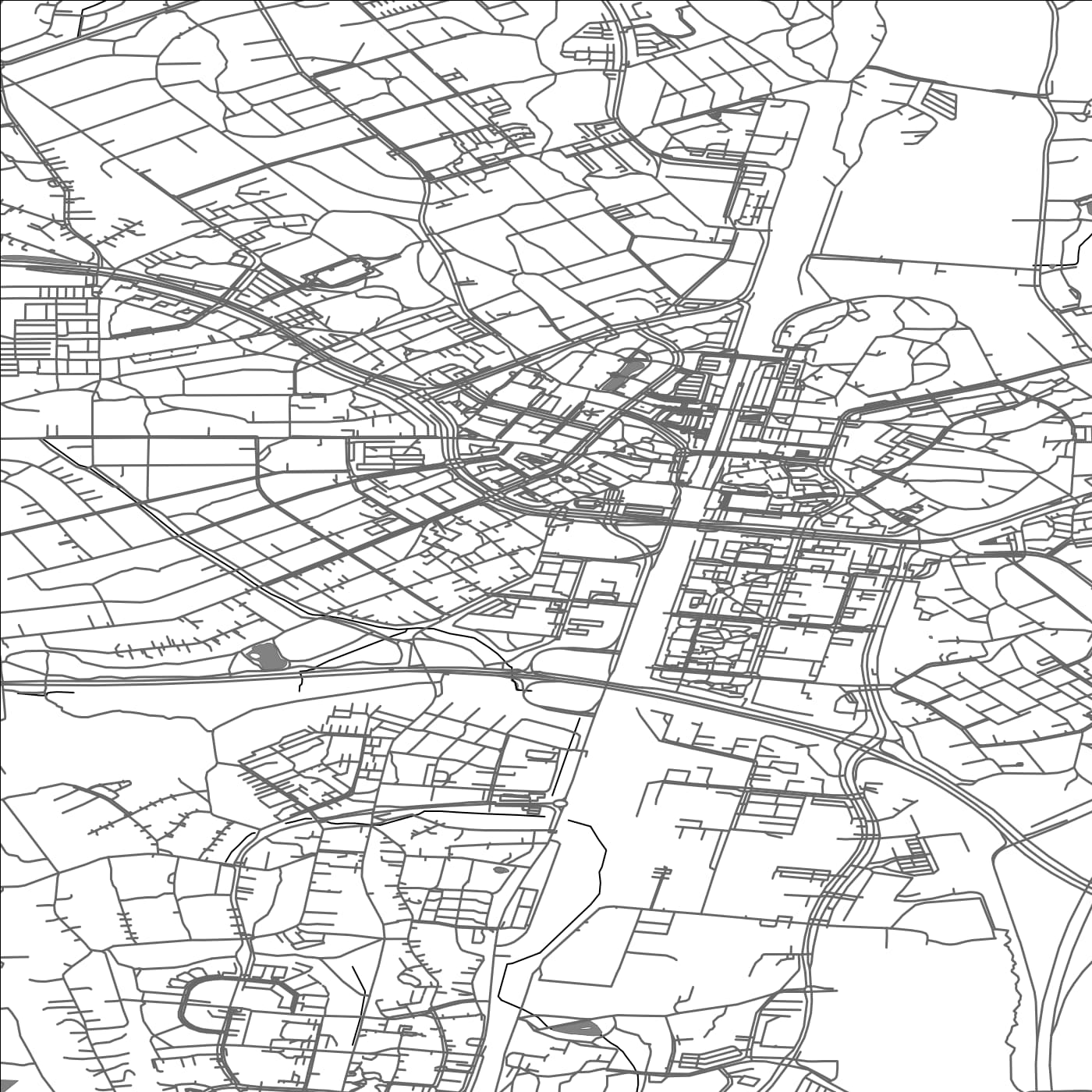 ROAD MAP OF KERAVA, FINLAND BY MAPBAKES