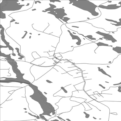 ROAD MAP OF KIIHTELYSVAARA, FINLAND BY MAPBAKES