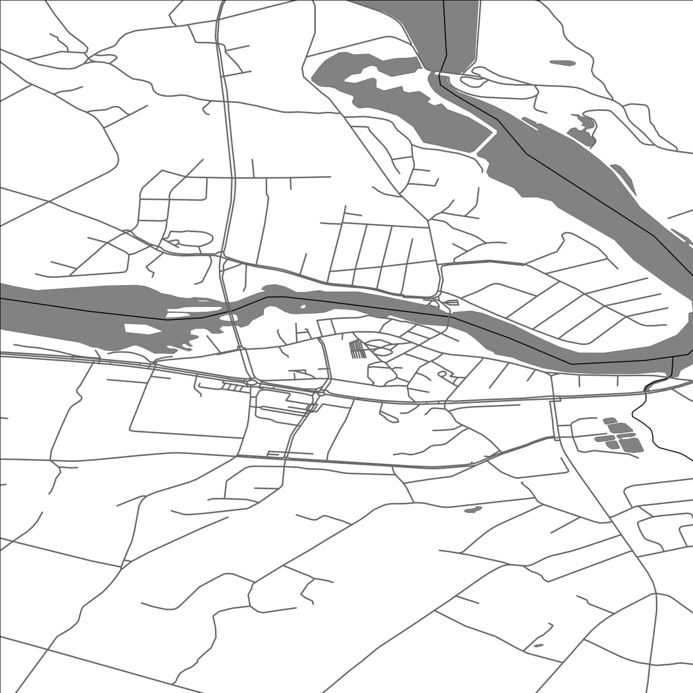 ROAD MAP OF KOKEMÄKI, FINLAND BY MAPBAKES