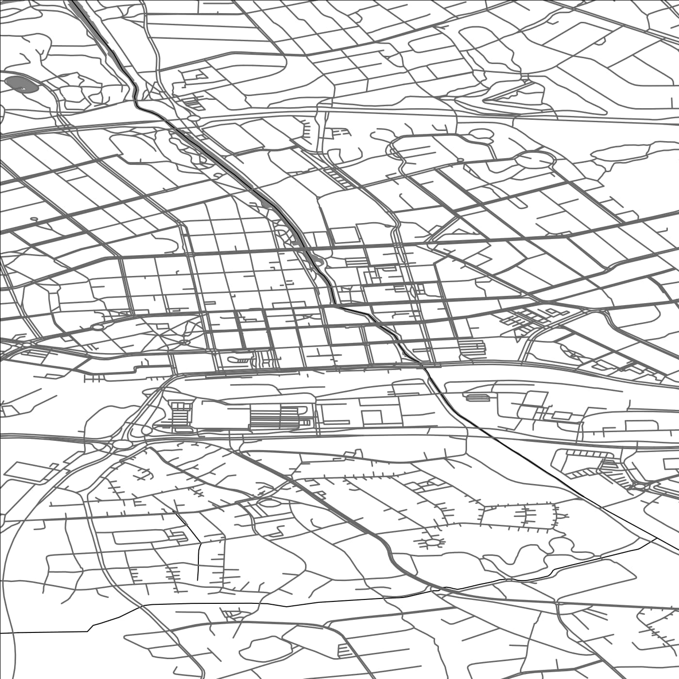 ROAD MAP OF KOKKOLA, FINLAND BY MAPBAKES