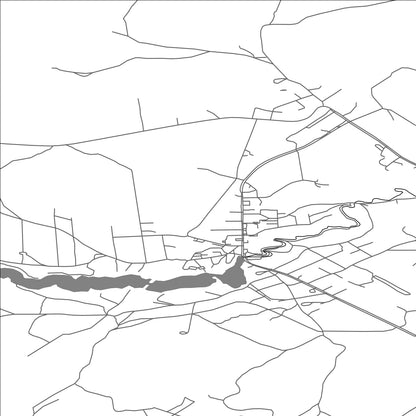 ROAD MAP OF KORKEAKOSKI, FINLAND BY MAPBAKES