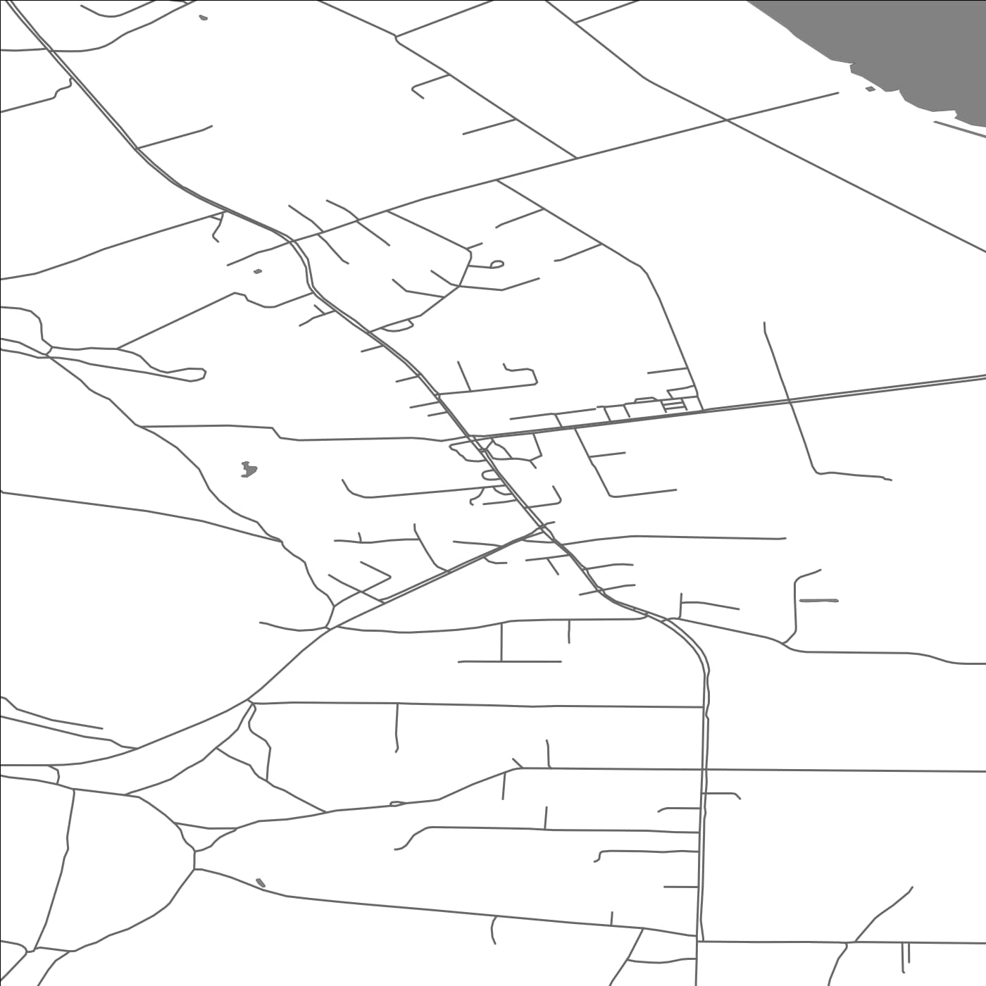 ROAD MAP OF KÖYLIÖ, FINLAND BY MAPBAKES