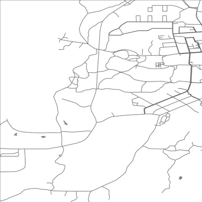 ROAD MAP OF KRISTINESTAD, FINLAND BY MAPBAKES