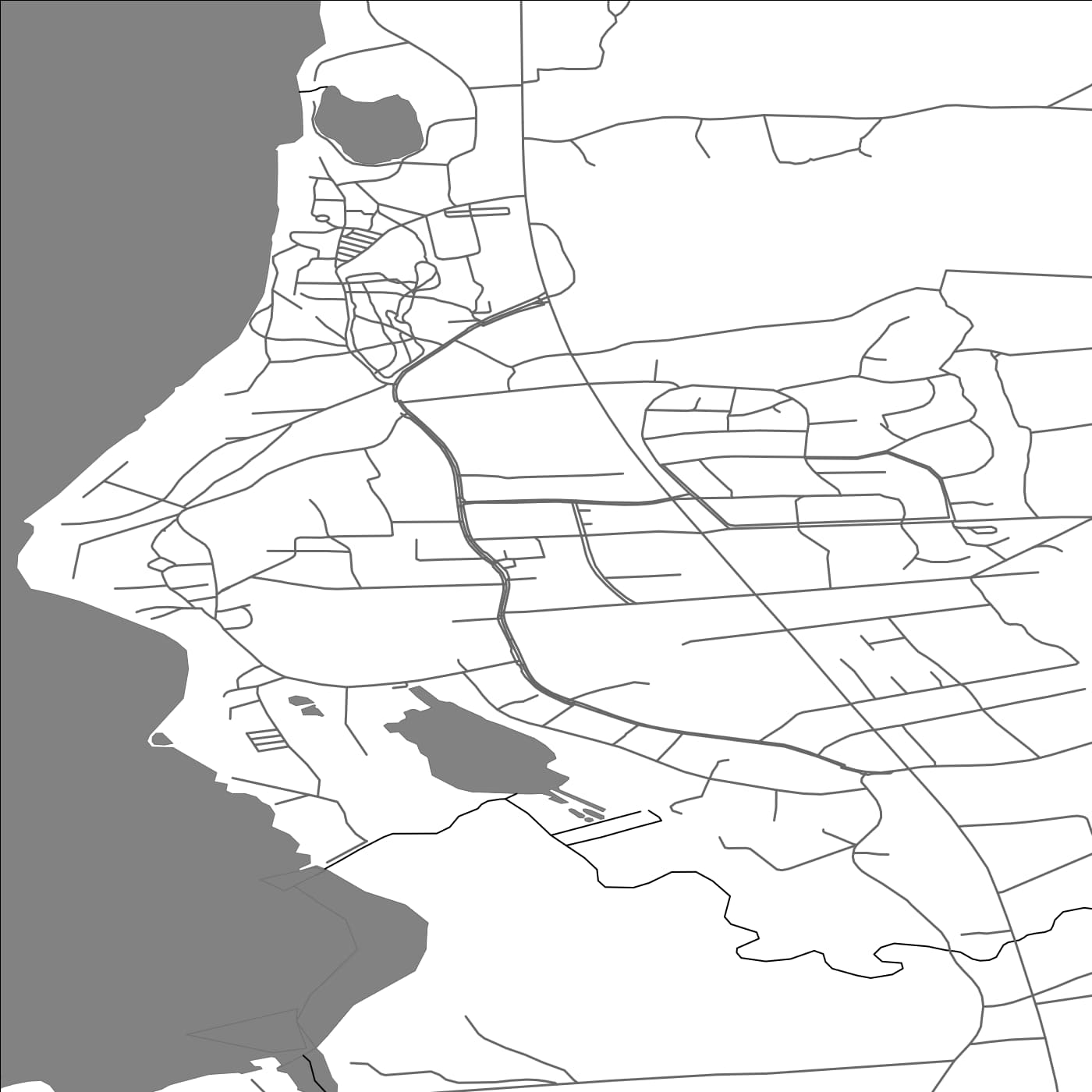 ROAD MAP OF KUORTANE, FINLAND BY MAPBAKES