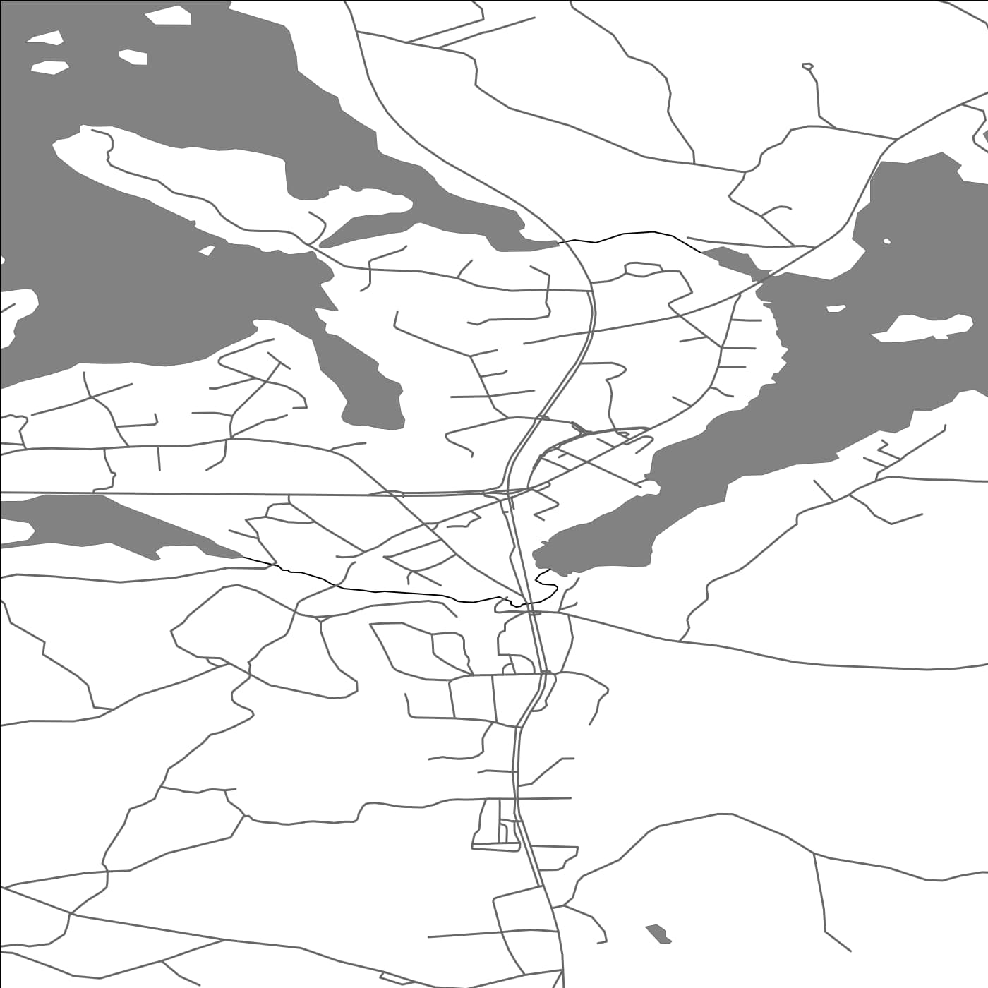 ROAD MAP OF KURU, FINLAND BY MAPBAKES