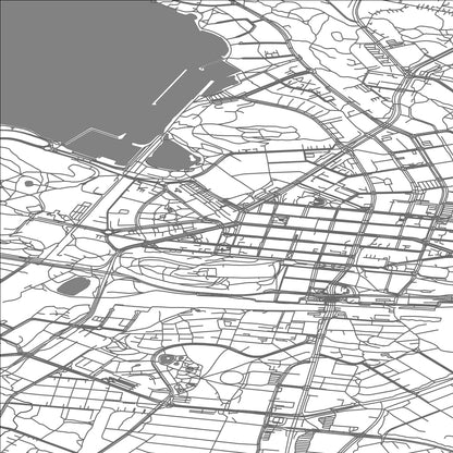 ROAD MAP OF LAHTI, FINLAND BY MAPBAKES