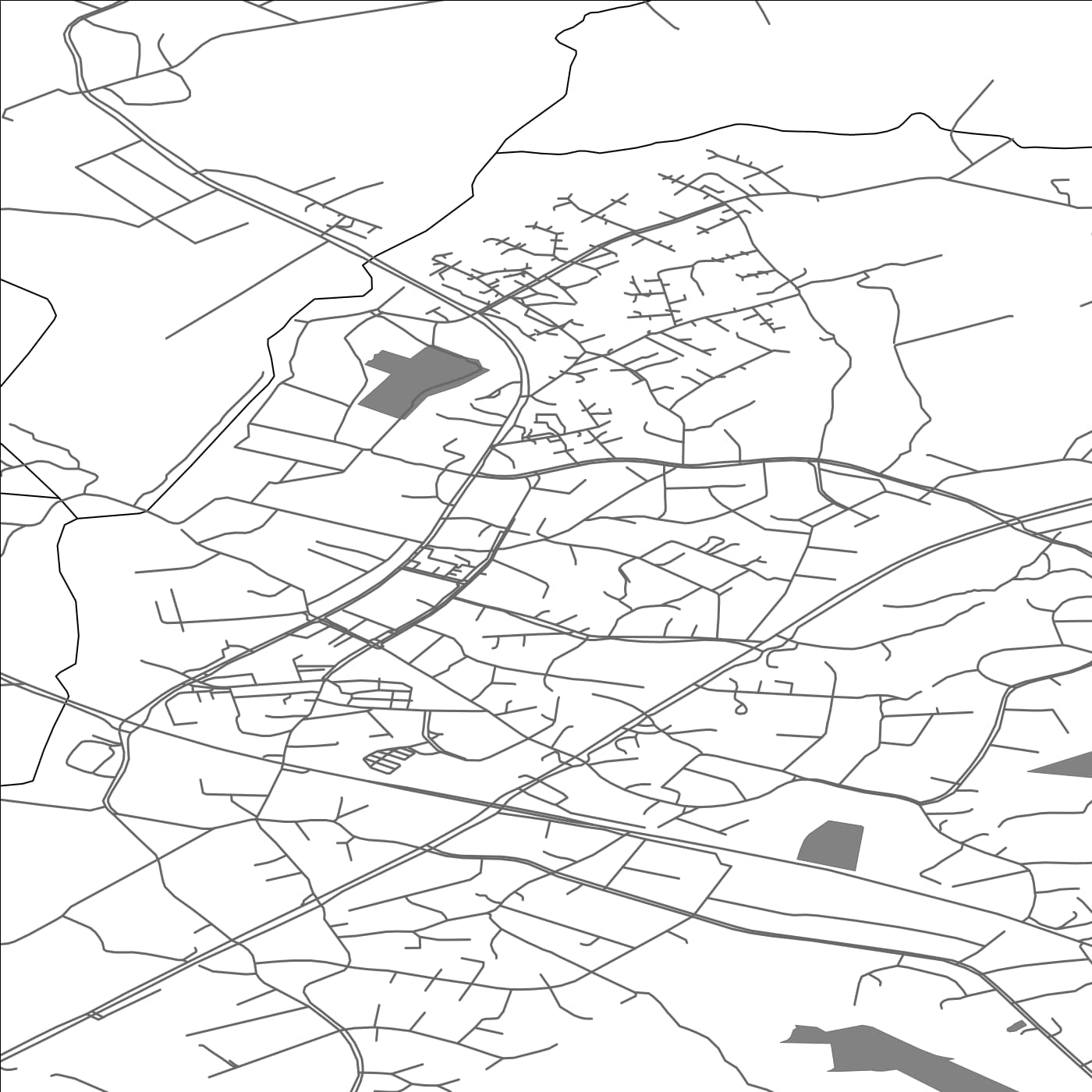 ROAD MAP OF LAITILA, FINLAND BY MAPBAKES