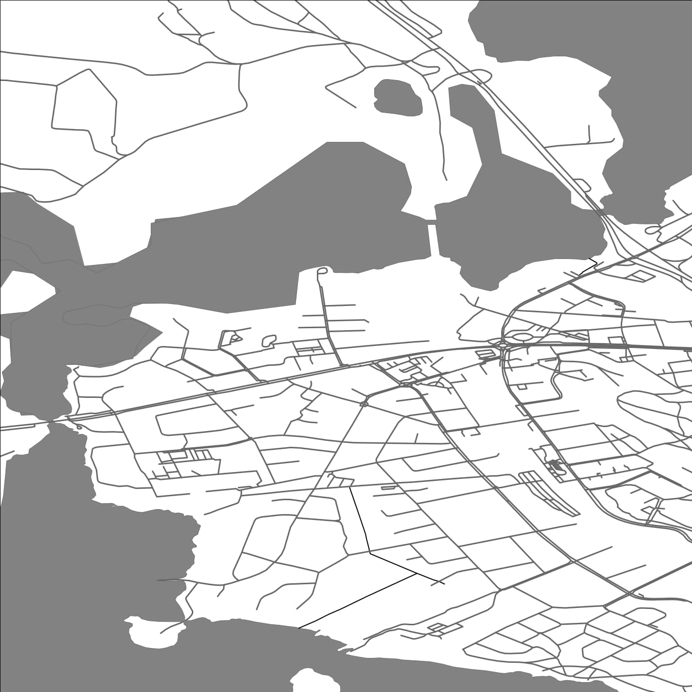 ROAD MAP OF LAPINLAHTI, FINLAND BY MAPBAKES