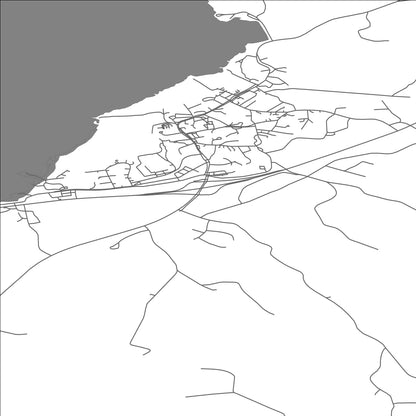 ROAD MAP OF LAPPTRÄSK, FINLAND BY MAPBAKES