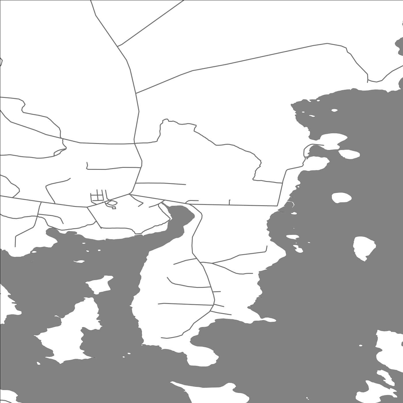 ROAD MAP OF LARSMO, FINLAND BY MAPBAKES