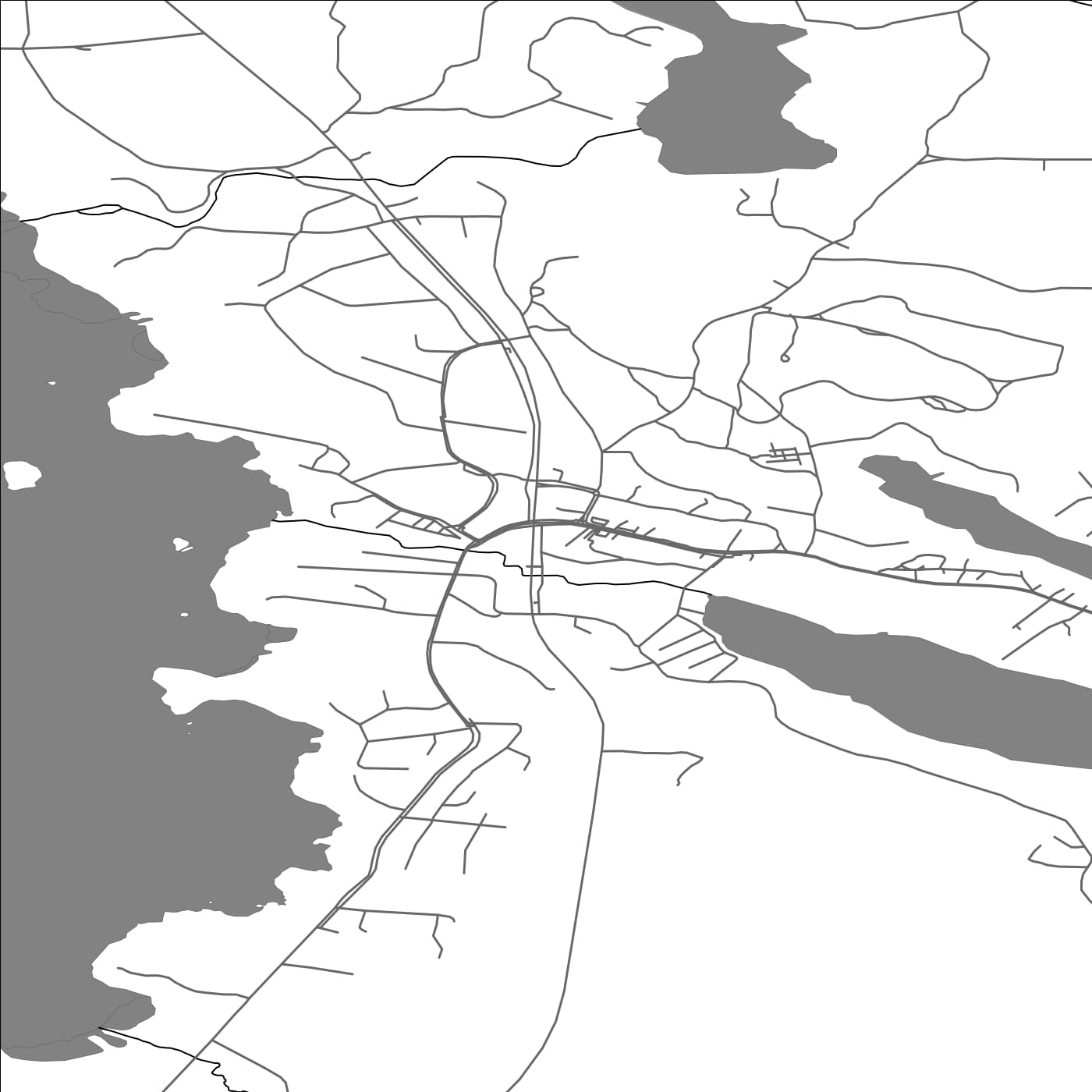 ROAD MAP OF LAVIA, FINLAND BY MAPBAKES