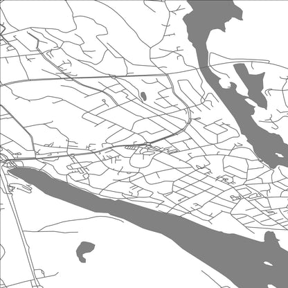 ROAD MAP OF LEPPÄVIRTA, FINLAND BY MAPBAKES