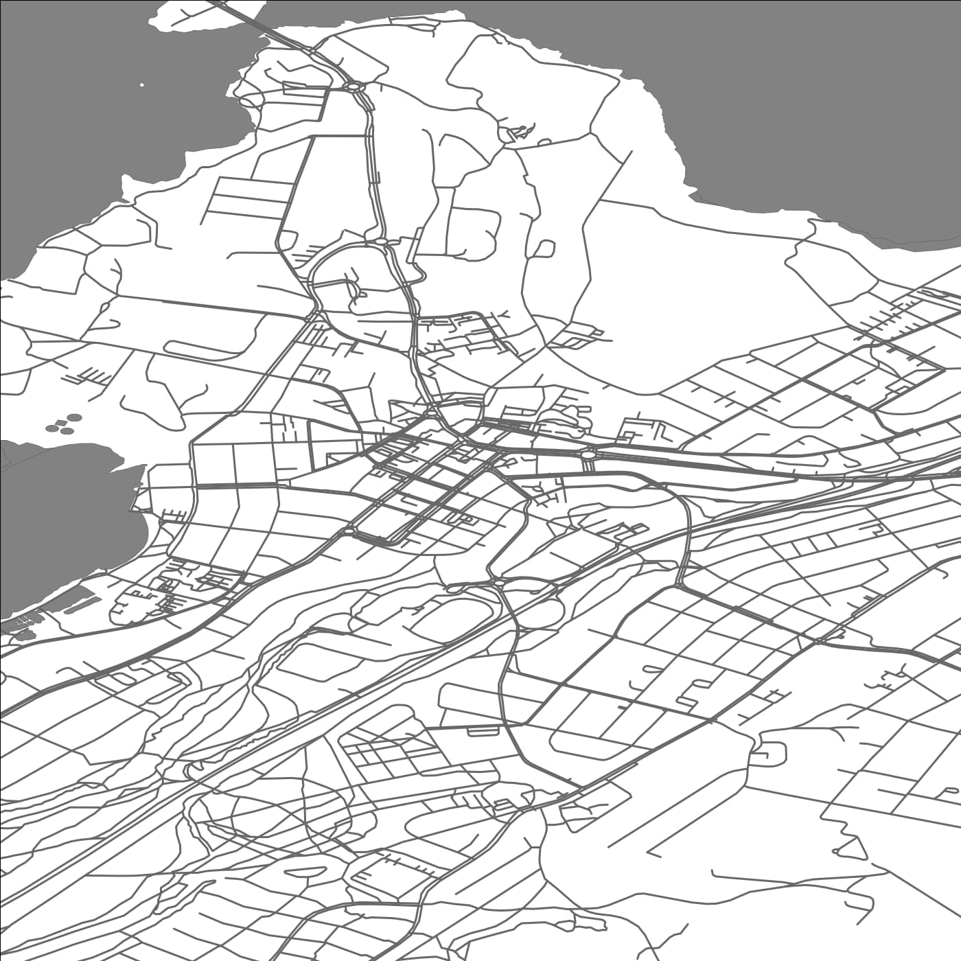 ROAD MAP OF LOHJA, FINLAND BY MAPBAKES