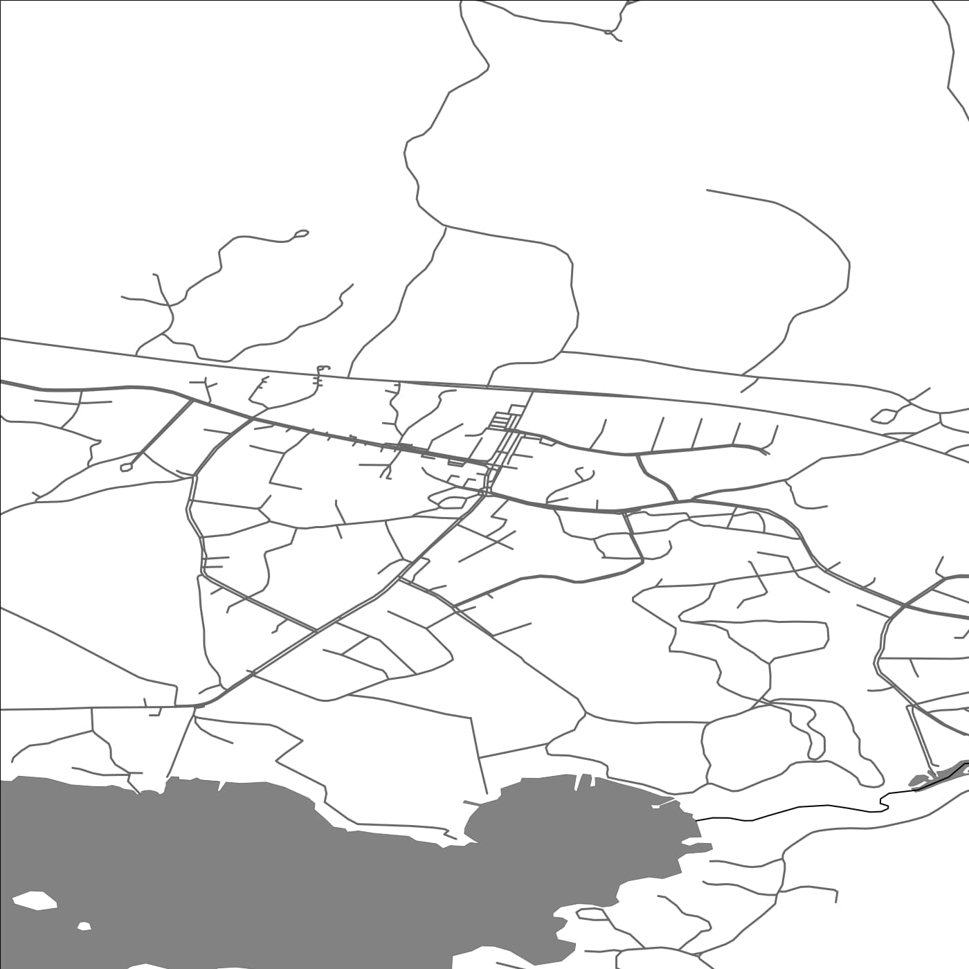 ROAD MAP OF LOPPI, FINLAND BY MAPBAKES