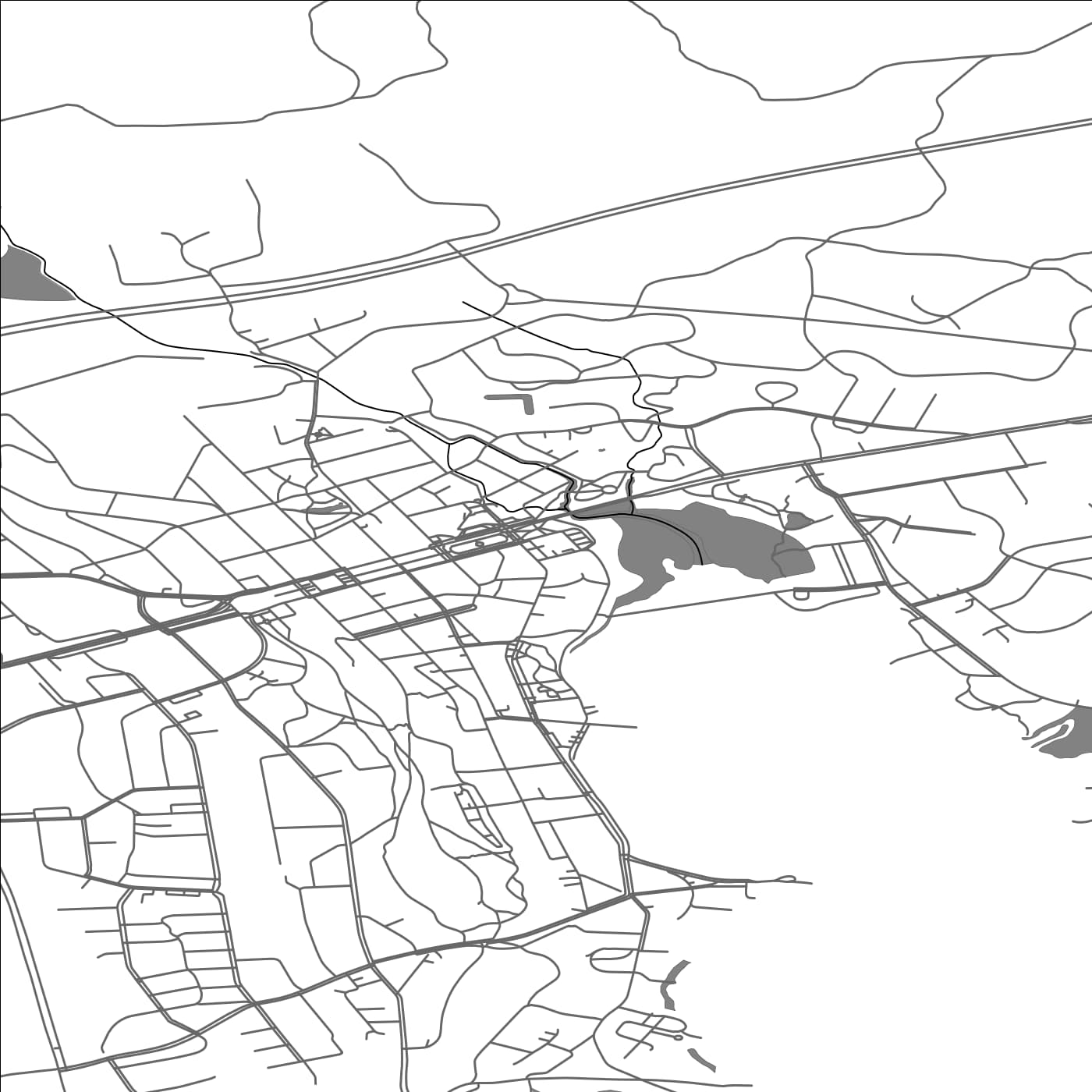 ROAD MAP OF LOVIISA, FINLAND BY MAPBAKES