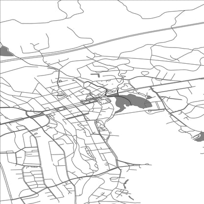 ROAD MAP OF LOVIISA, FINLAND BY MAPBAKES