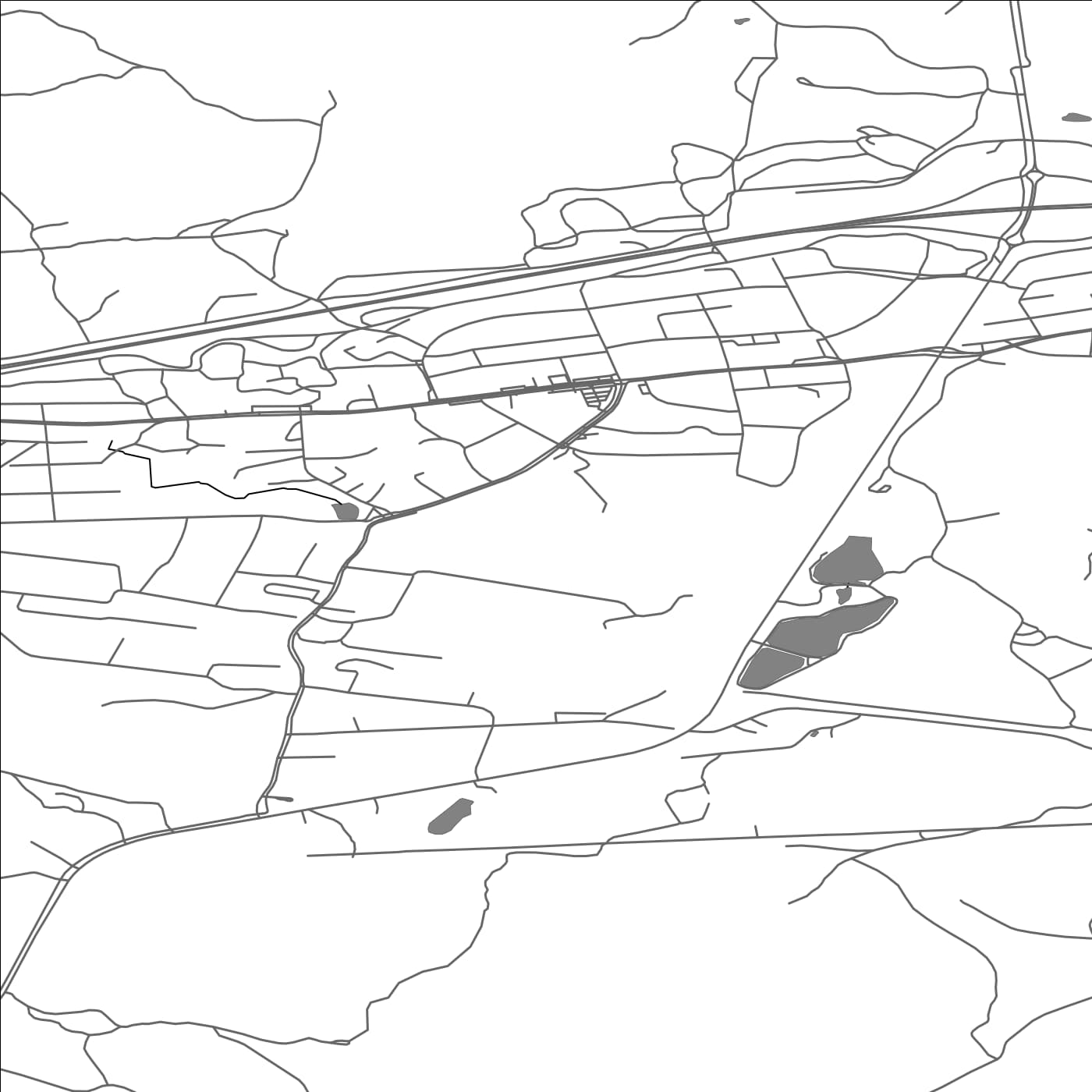 ROAD MAP OF LUUMÄKI, FINLAND BY MAPBAKES