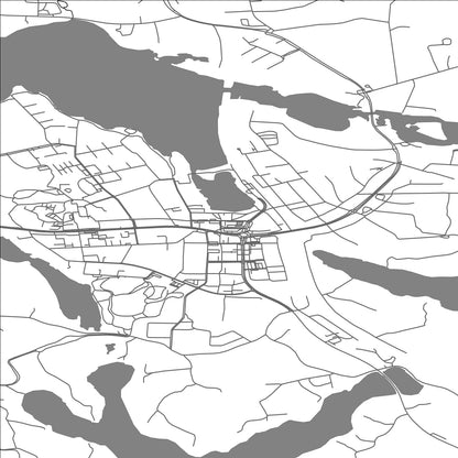 ROAD MAP OF MÄNTYHARJU, FINLAND BY MAPBAKES