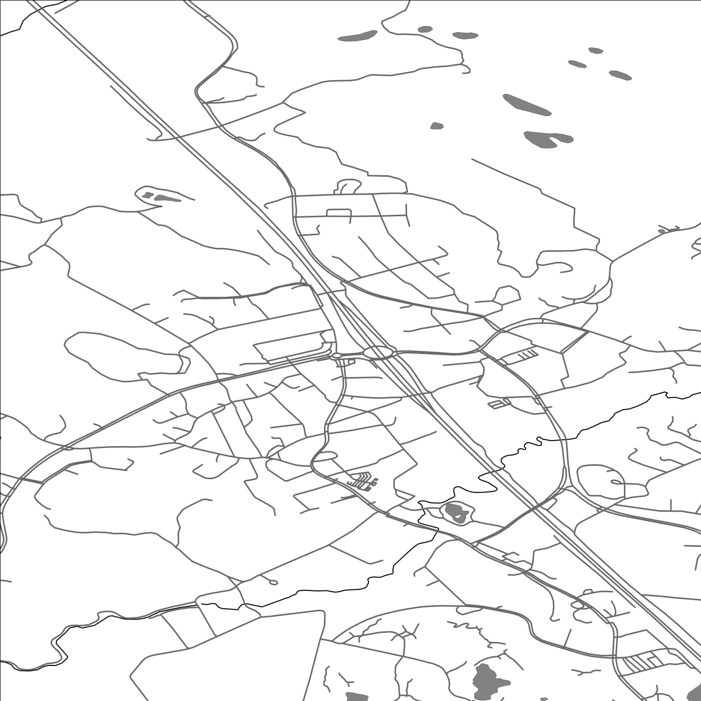 ROAD MAP OF MASKU, FINLAND BY MAPBAKES