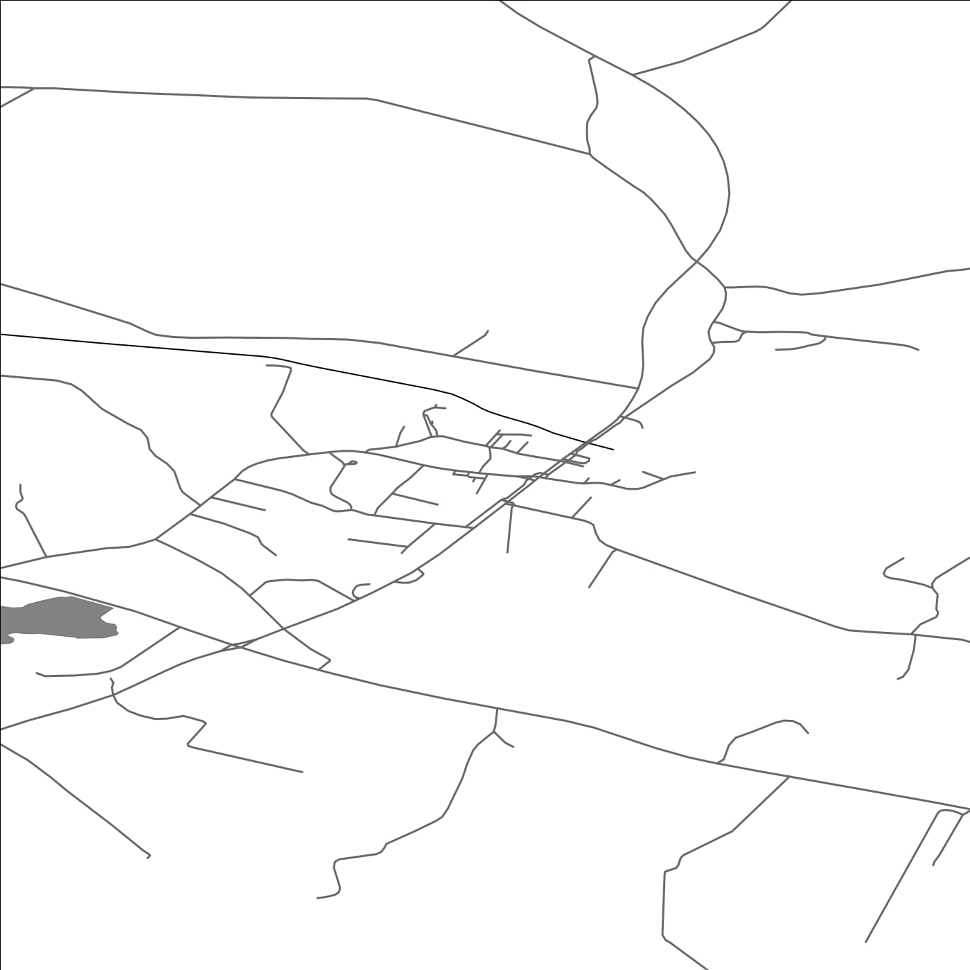 ROAD MAP OF MERIJÄRVI, FINLAND BY MAPBAKES