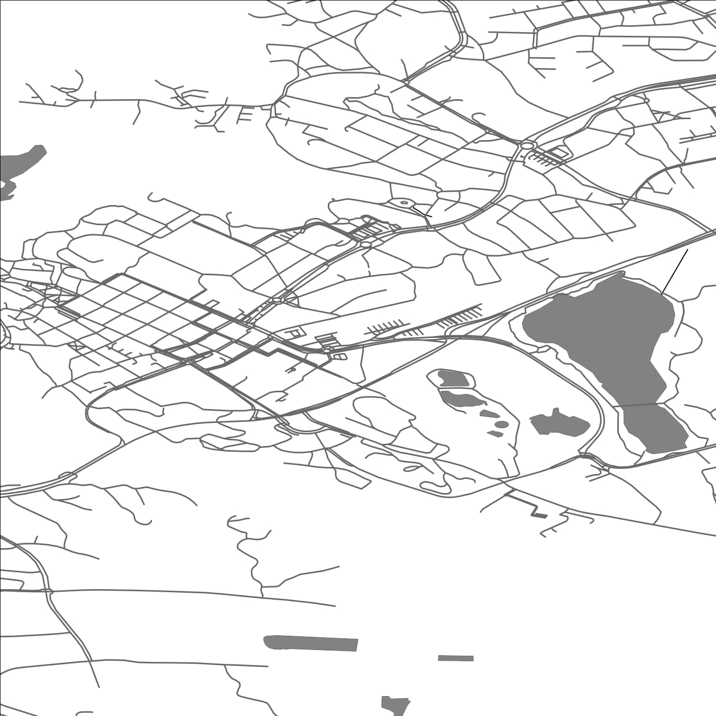 ROAD MAP OF NAANTALI, FINLAND BY MAPBAKES