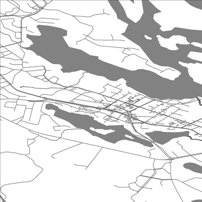 ROAD MAP OF NILSIÄ, FINLAND BY MAPBAKES