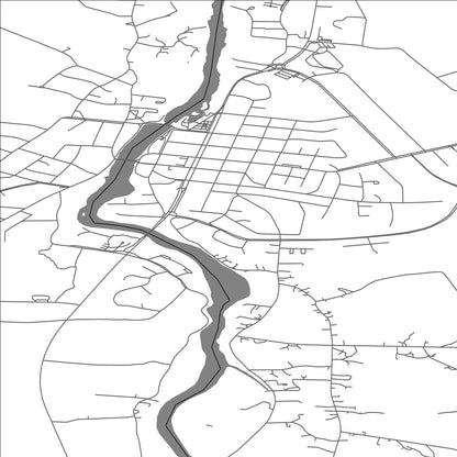 ROAD MAP OF NYKARLEBY, FINLAND BY MAPBAKES