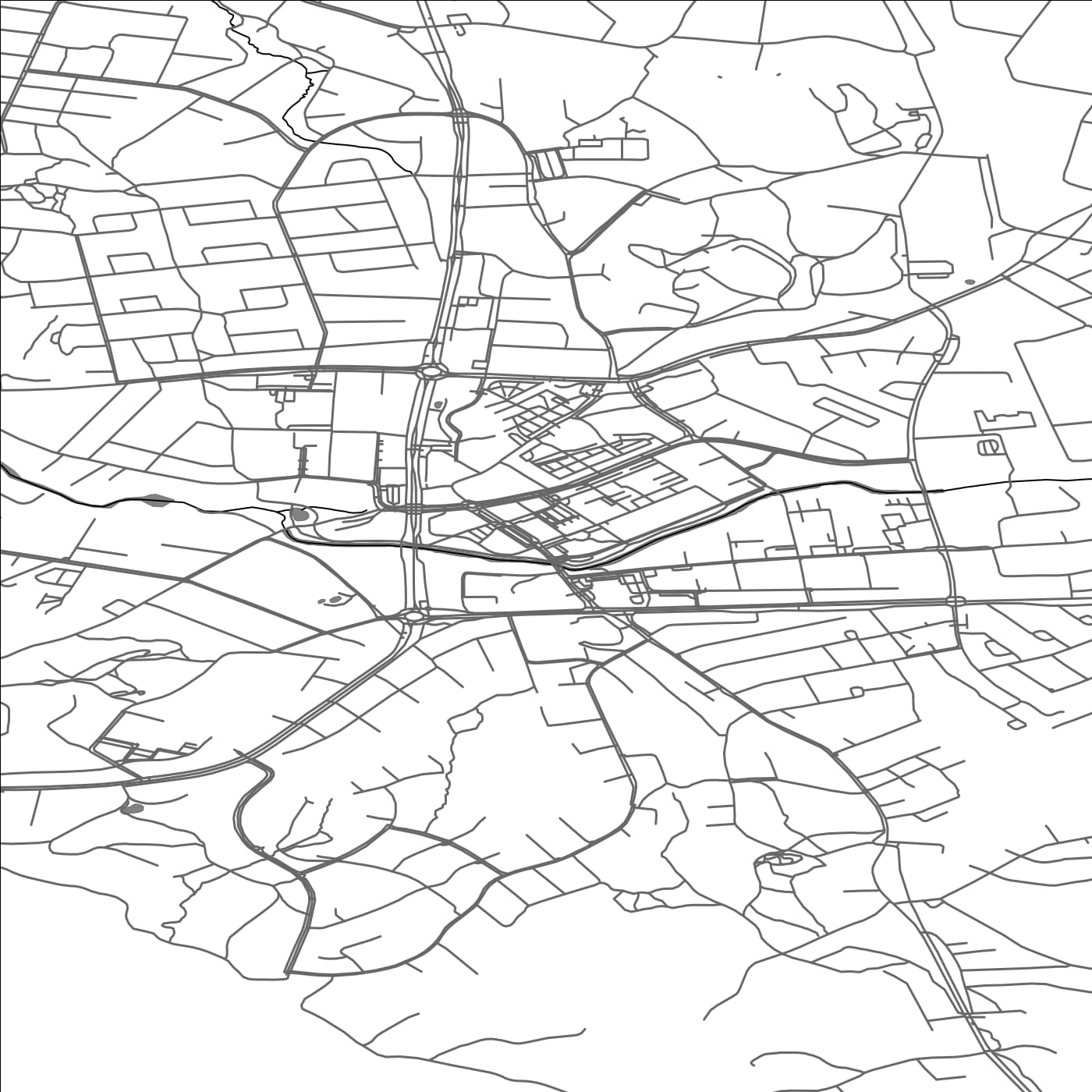 ROAD MAP OF ORIMATTILA, FINLAND BY MAPBAKES