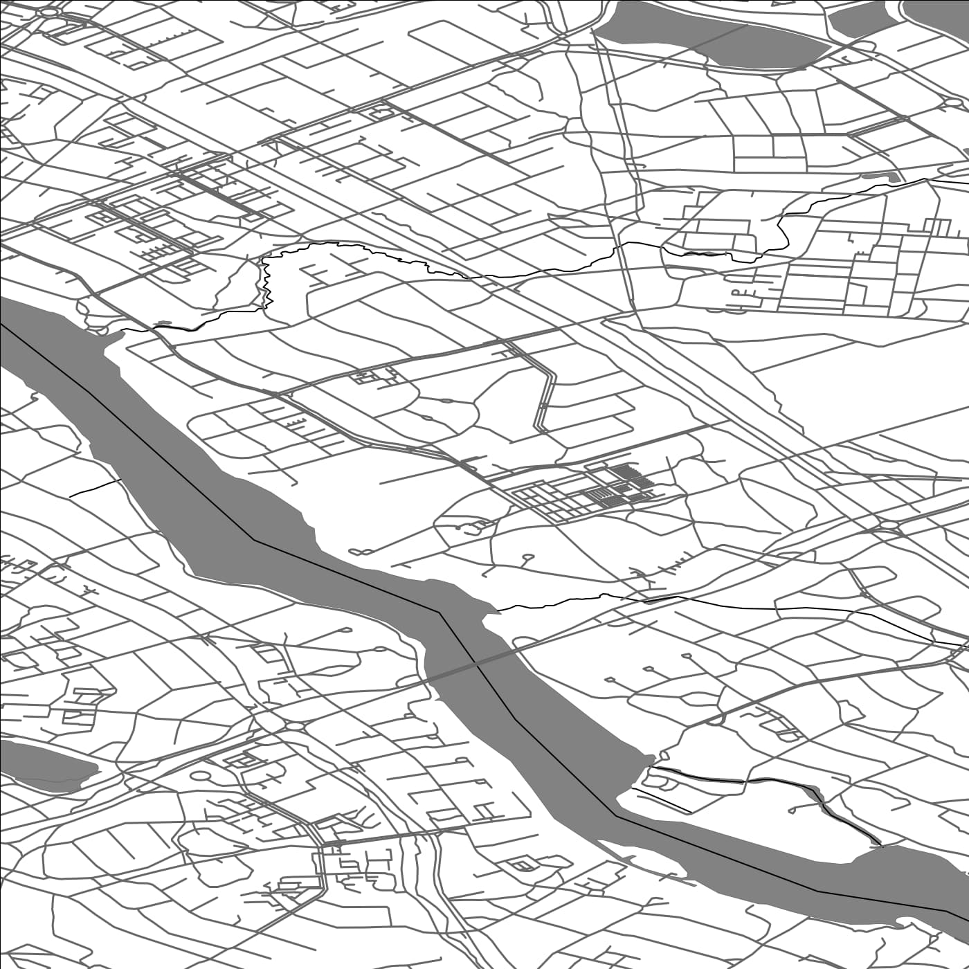 ROAD MAP OF OULUJOKI, FINLAND BY MAPBAKES