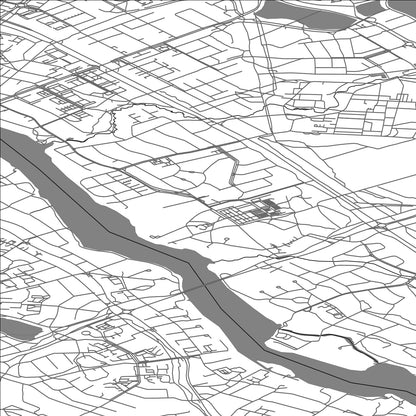 ROAD MAP OF OULUJOKI, FINLAND BY MAPBAKES