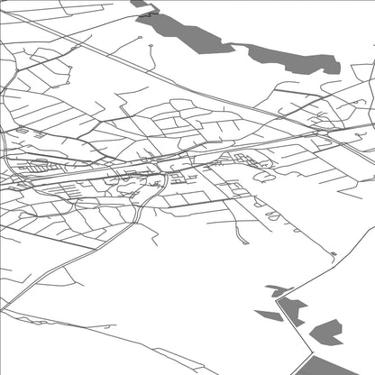 ROAD MAP OF OULUNSALO, FINLAND BY MAPBAKES