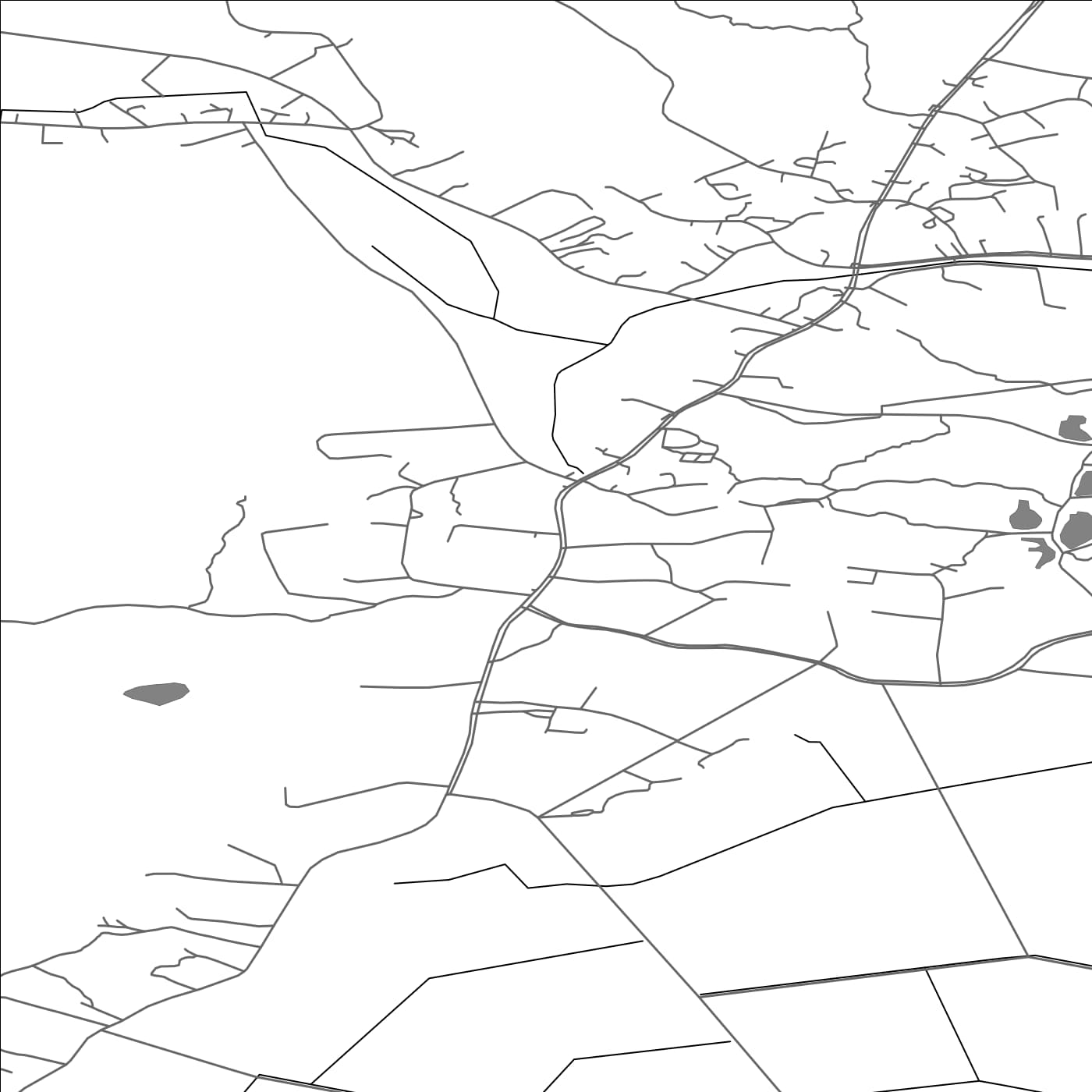 ROAD MAP OF ÖVERSUNDOM, FINLAND BY MAPBAKES