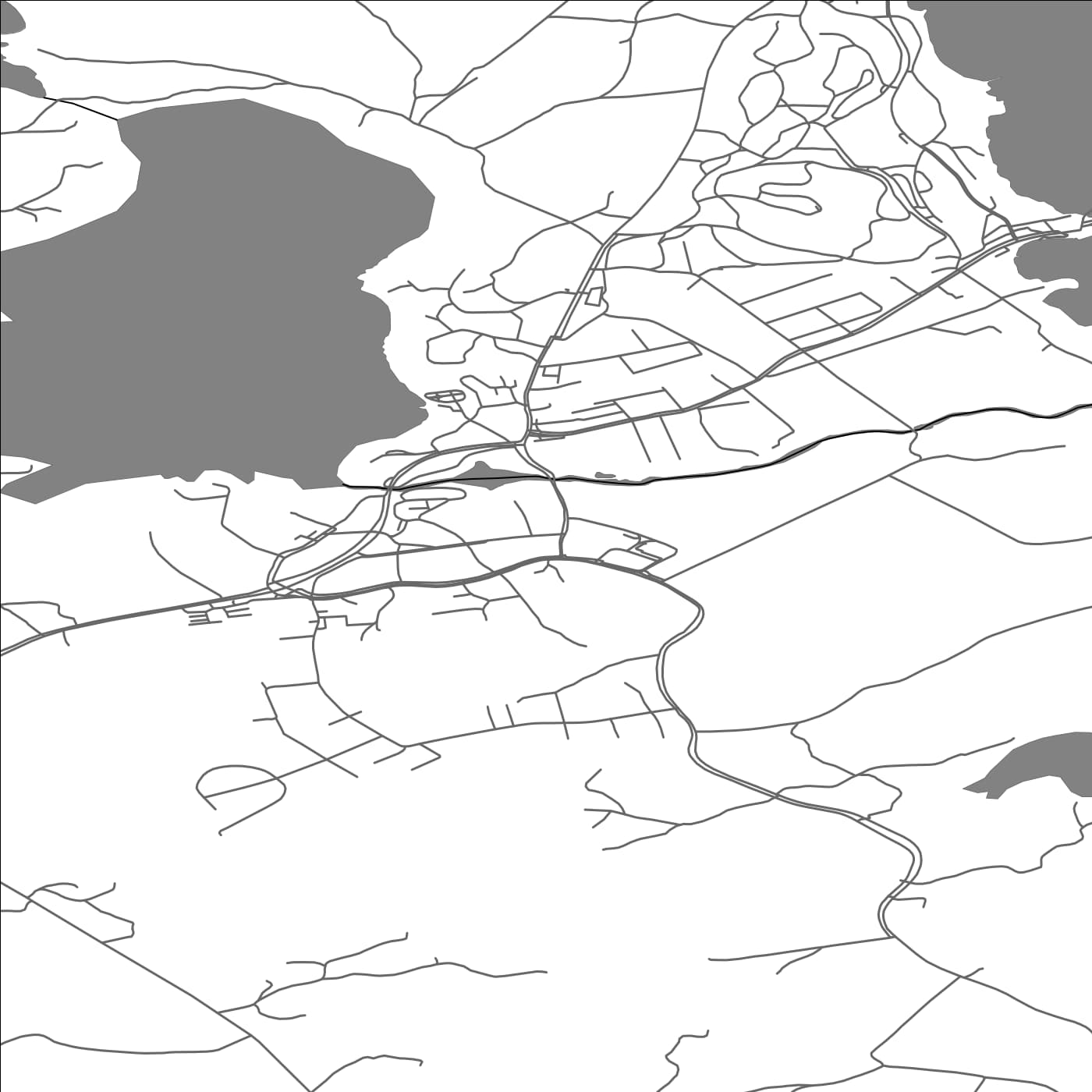 ROAD MAP OF PADASJOKI, FINLAND BY MAPBAKES