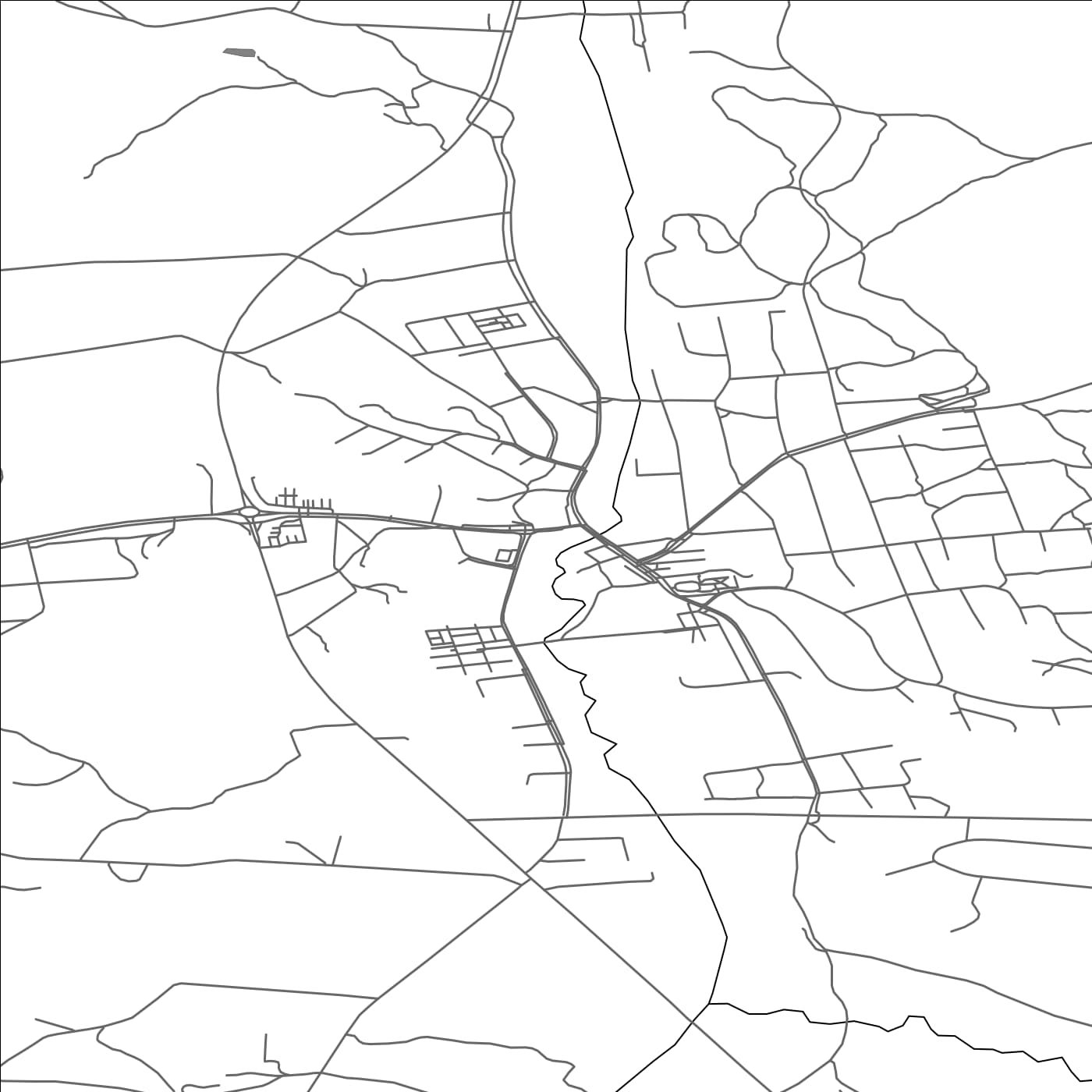 ROAD MAP OF PERNIÖ, FINLAND BY MAPBAKES