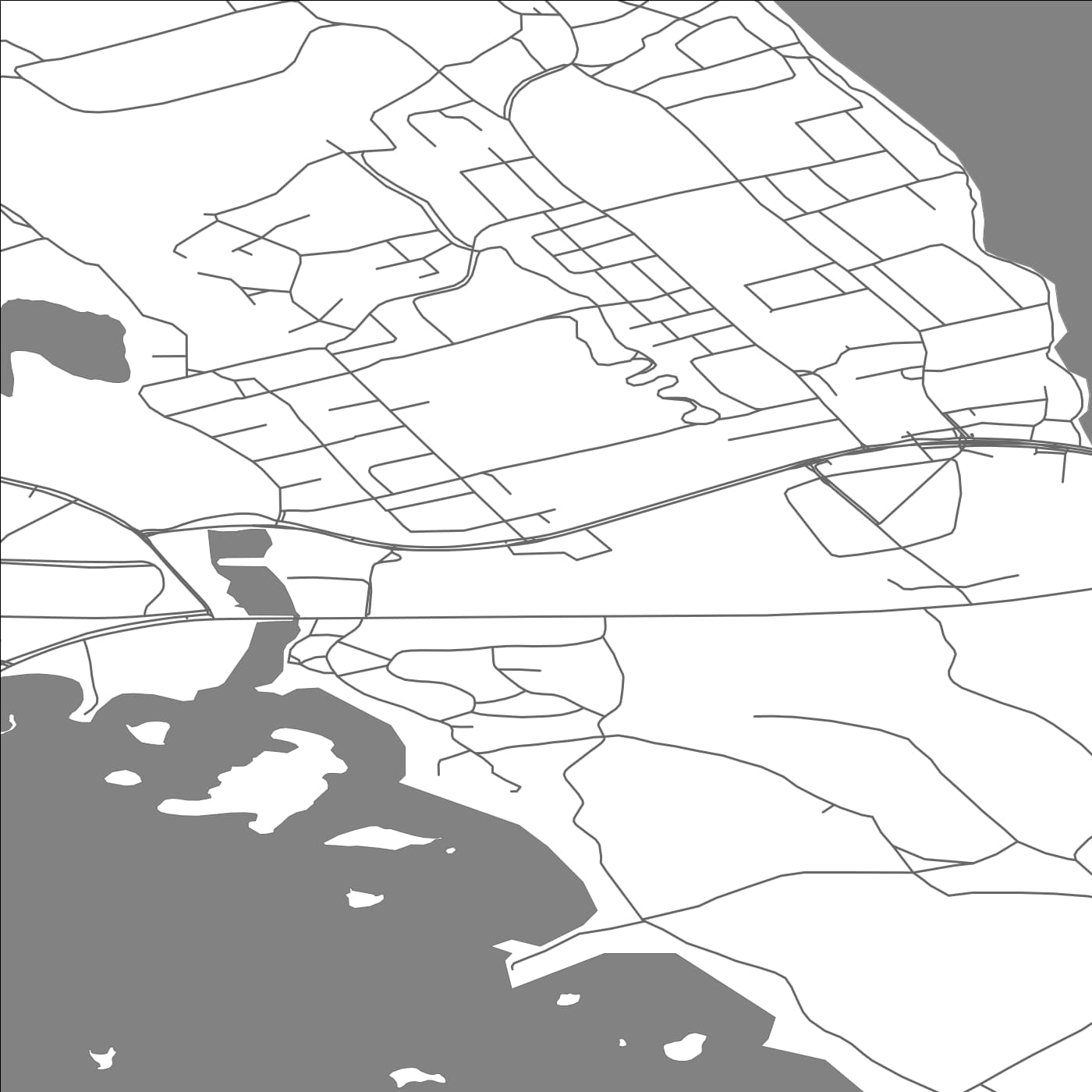 ROAD MAP OF PIEKSÄMÄEN MAALAISKUNTA, FINLAND BY MAPBAKES