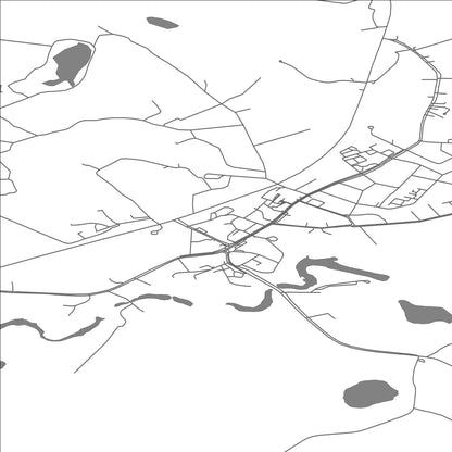 ROAD MAP OF POLVIJÄRVI, FINLAND BY MAPBAKES