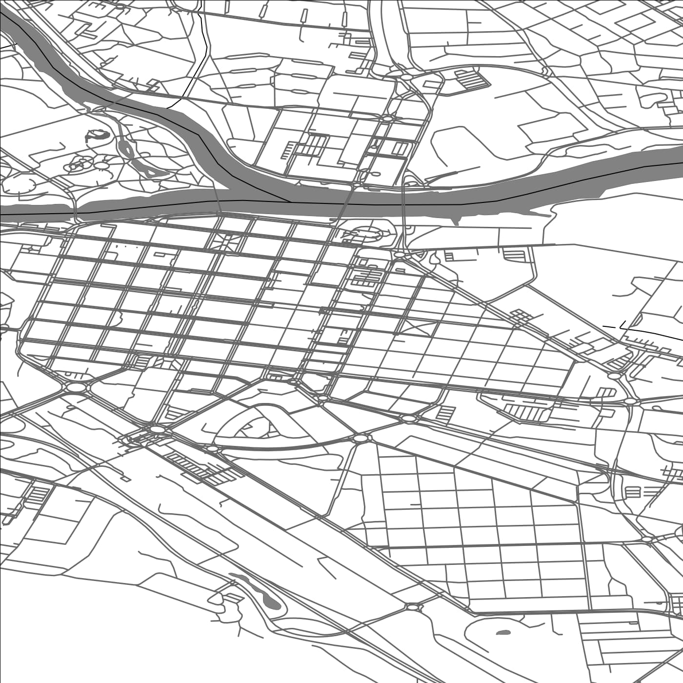 ROAD MAP OF PORI, FINLAND BY MAPBAKES