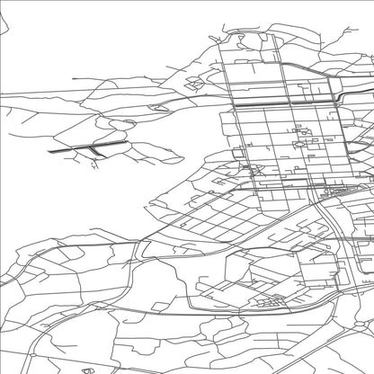 ROAD MAP OF RAAHE, FINLAND BY MAPBAKES