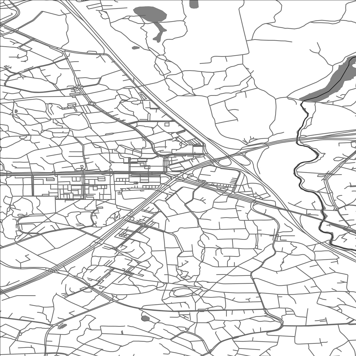 ROAD MAP OF RAISIO, FINLAND BY MAPBAKES