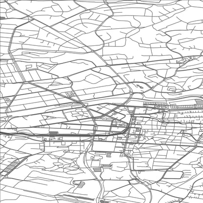 ROAD MAP OF RAUMA, FINLAND BY MAPBAKES