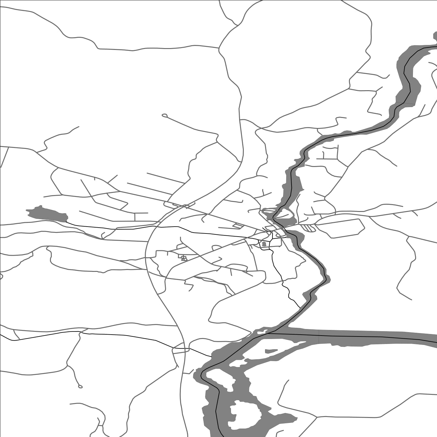 ROAD MAP OF RUOTSINPYHTÄÄ, FINLAND BY MAPBAKES