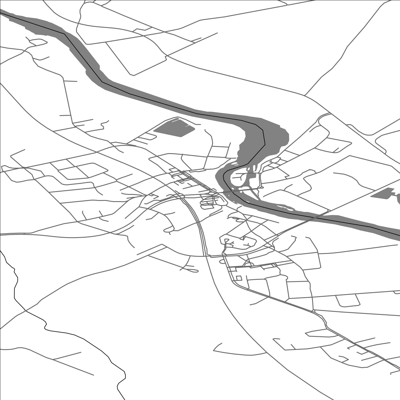 ROAD MAP OF RUUKKI, FINLAND BY MAPBAKES