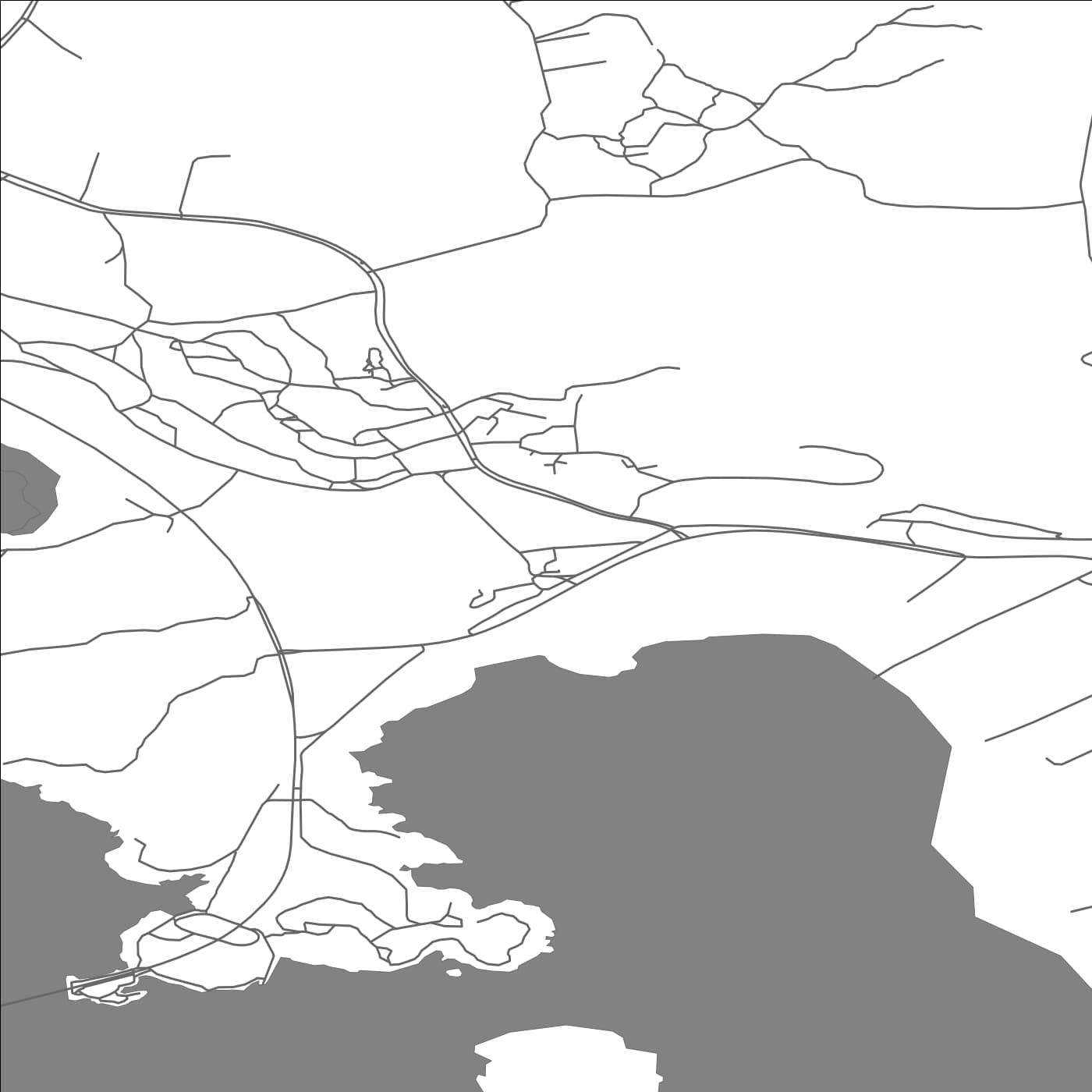 ROAD MAP OF SÄÄKSMÄKI, FINLAND BY MAPBAKES