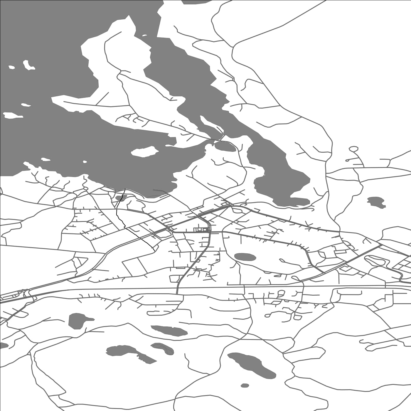 ROAD MAP OF SAVITAIPALE, FINLAND BY MAPBAKES